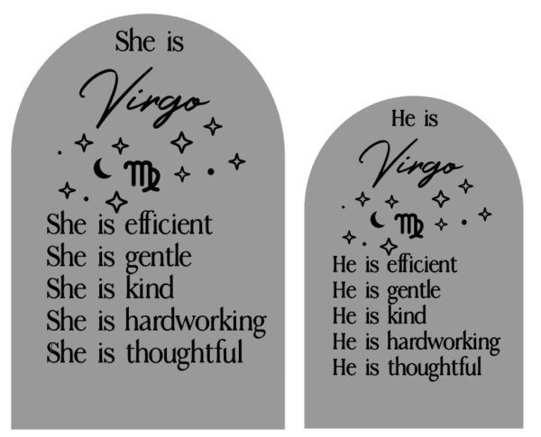He/She Astrology Plaque - Image 20