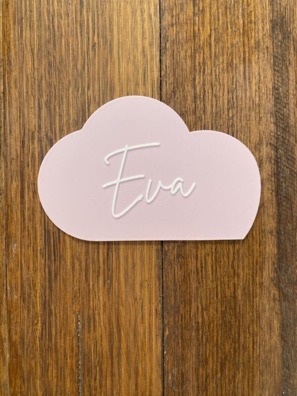 Cloud Name Plaque