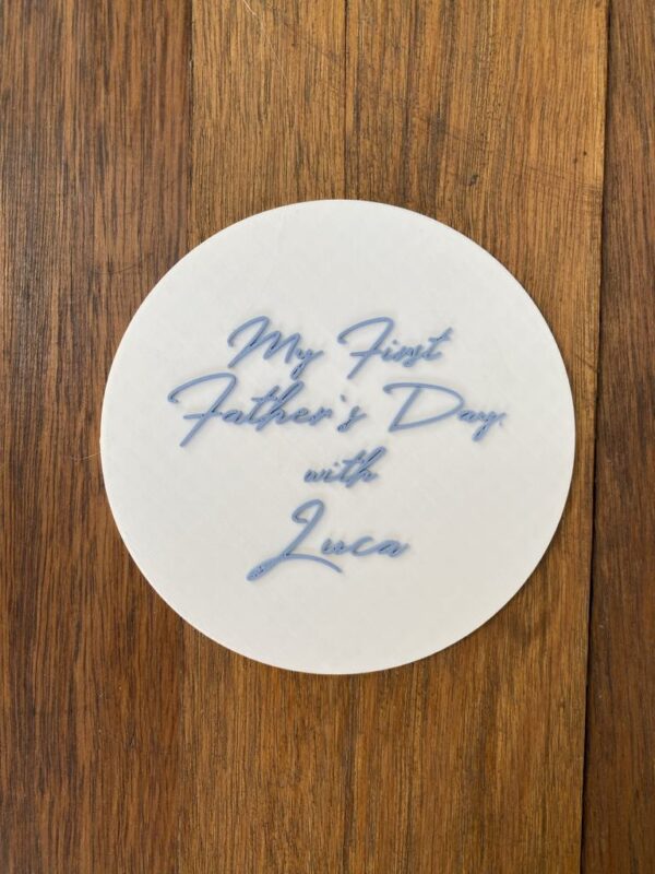 First Fathers Day Plaque