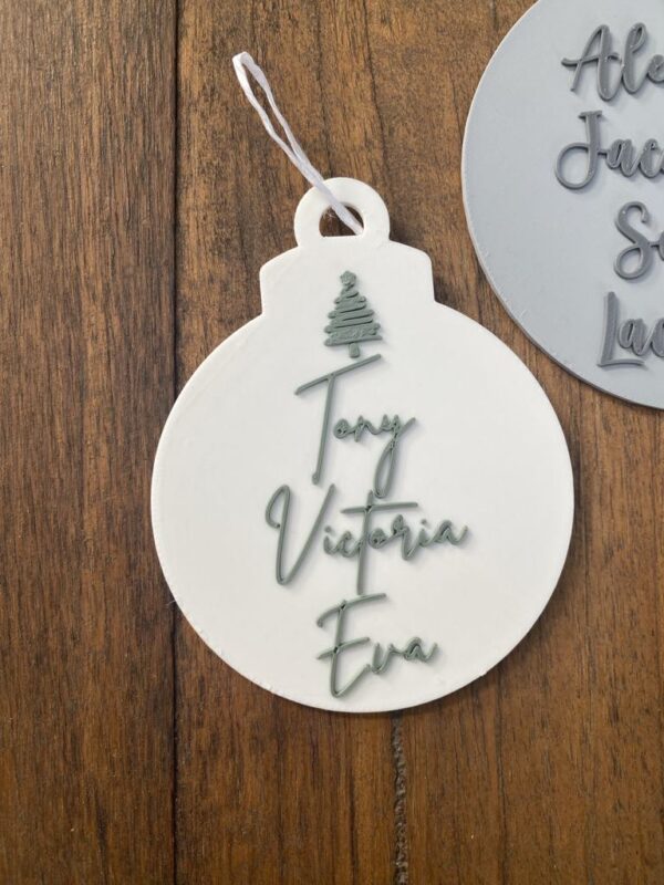 Family Names Christmas Decoration - Image 2