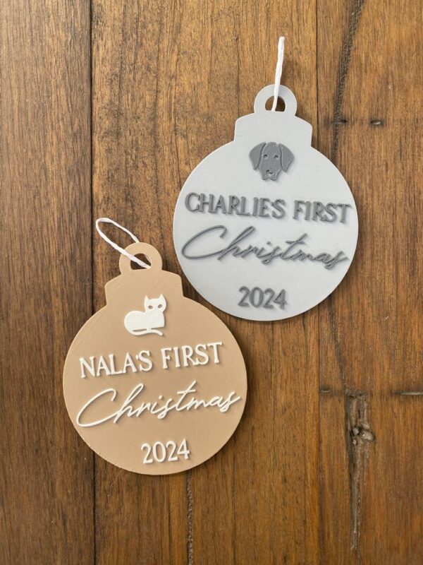 Pet's First Christmas Decoration