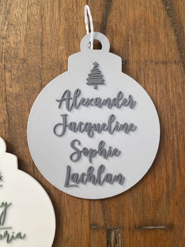 Family Names Christmas Decoration - Image 3