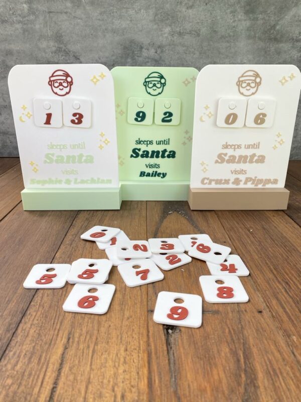 Christmas Countdown Plaque