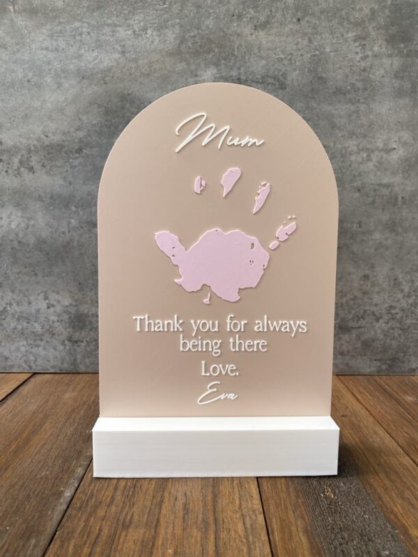 mothers day hand or foot print plaque2
