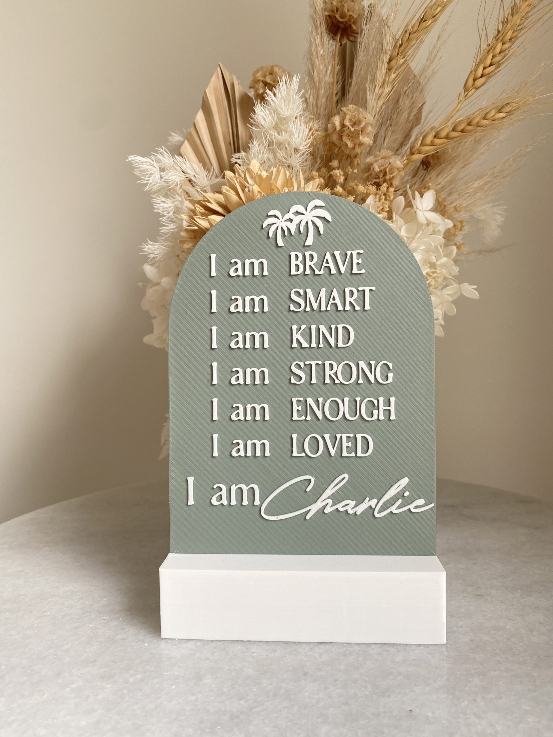 Sage Affirmation Plaque